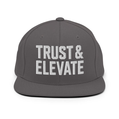 Snapback Hat | Trust & Elevate | Athletic Logo
