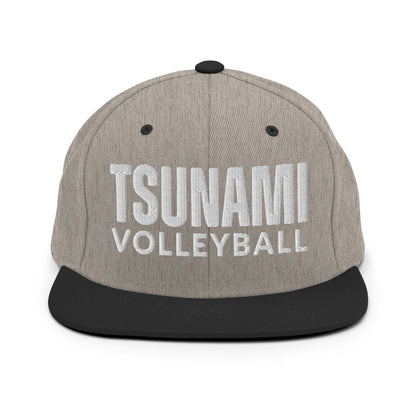 Snapback Hat | Tsunami Volleyball Club | Modern Script Logo
