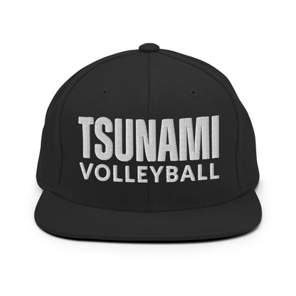 Snapback Hat | Tsunami Volleyball Club | Modern Script Logo