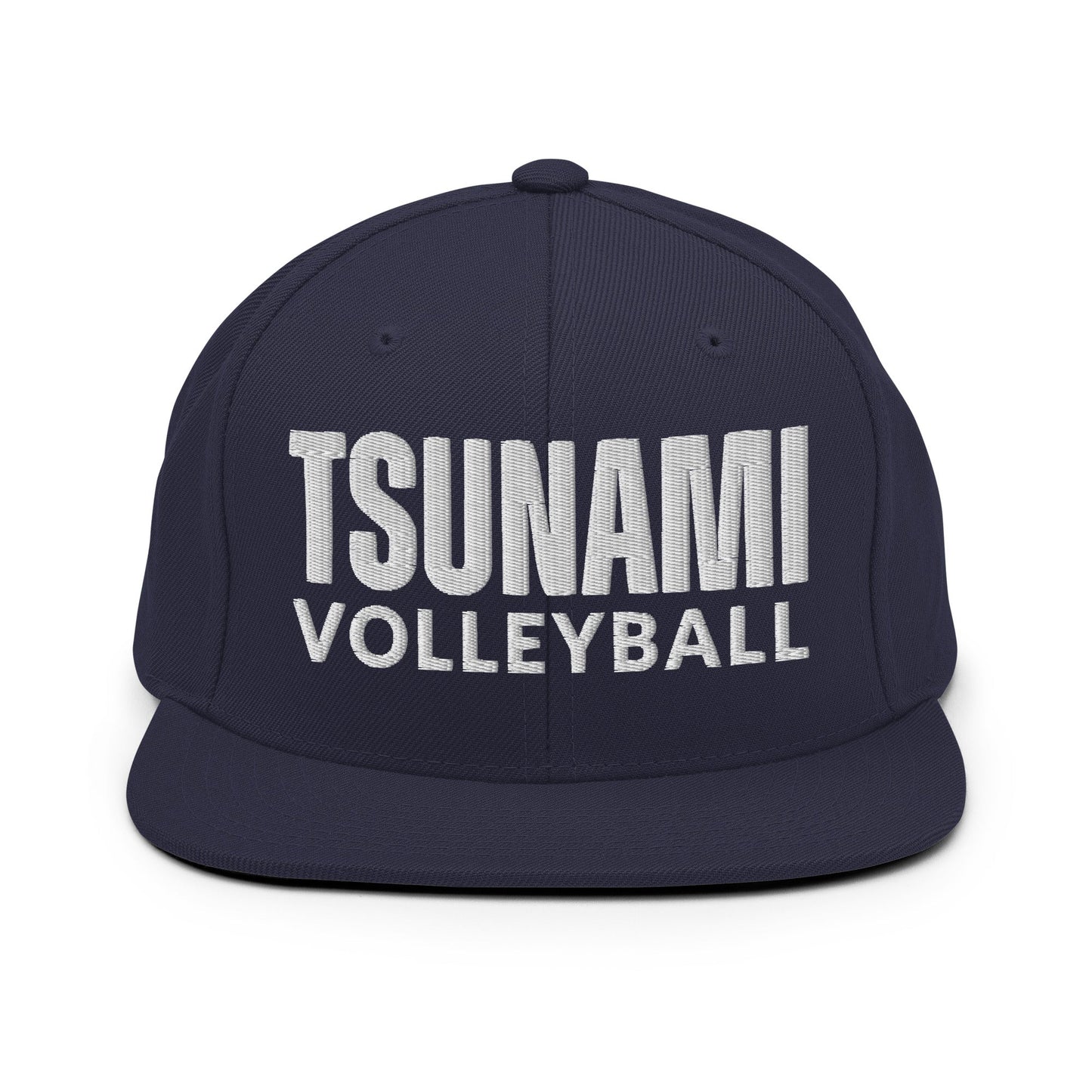 Snapback Hat | Tsunami Volleyball Club | Modern Script Logo