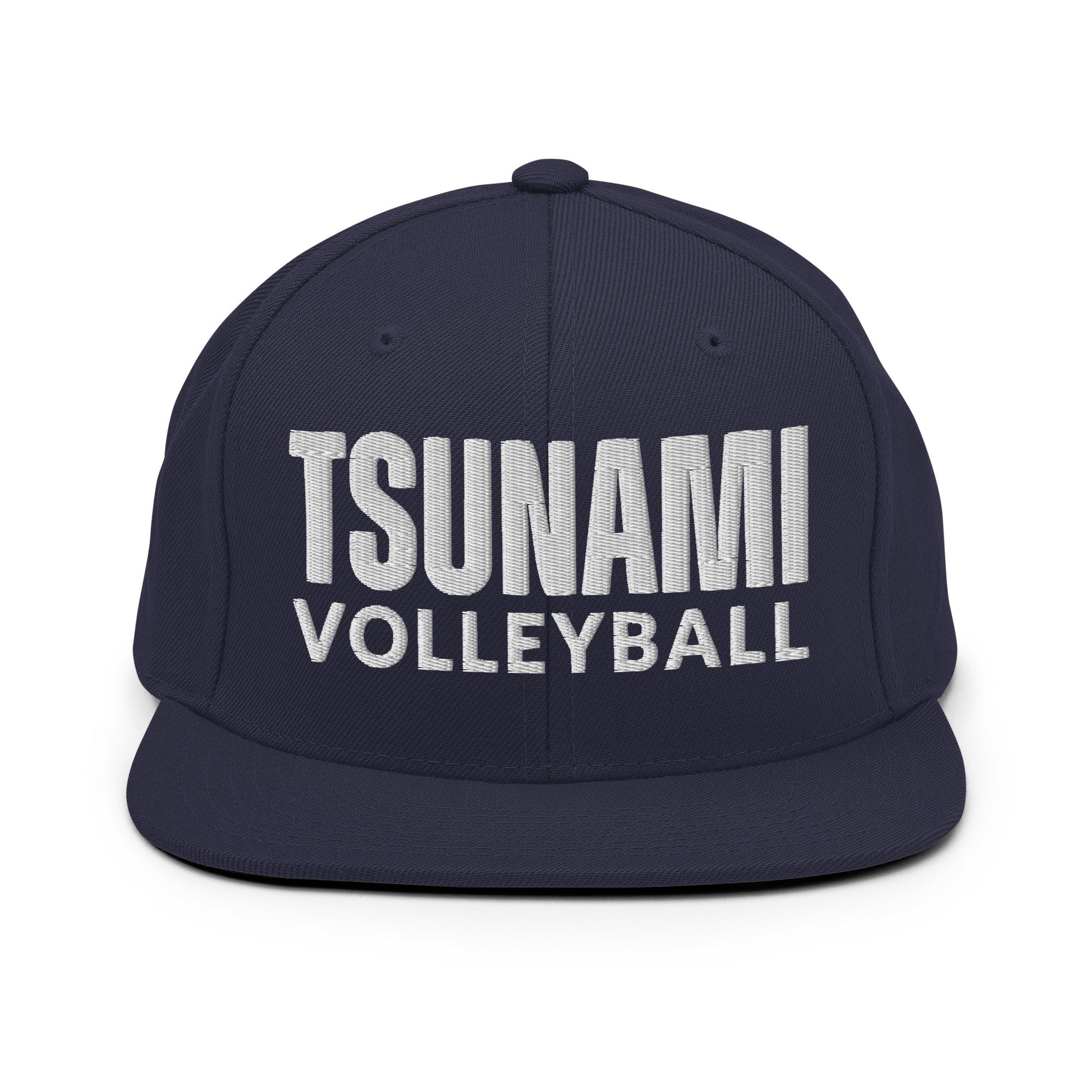 Snapback Hat | Tsunami Volleyball Club | Modern Script Logo