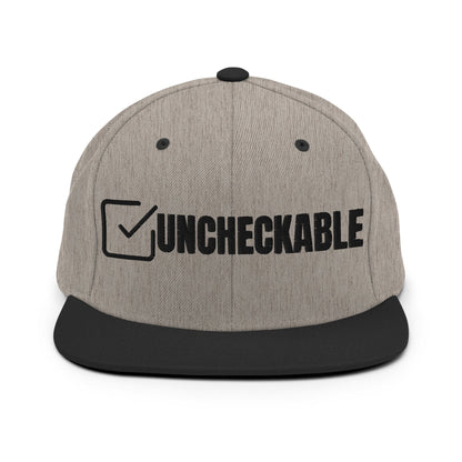 Snapback Hat | Uncheckable | Tha Check Logo
