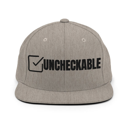 Snapback Hat | Uncheckable | Tha Check Logo