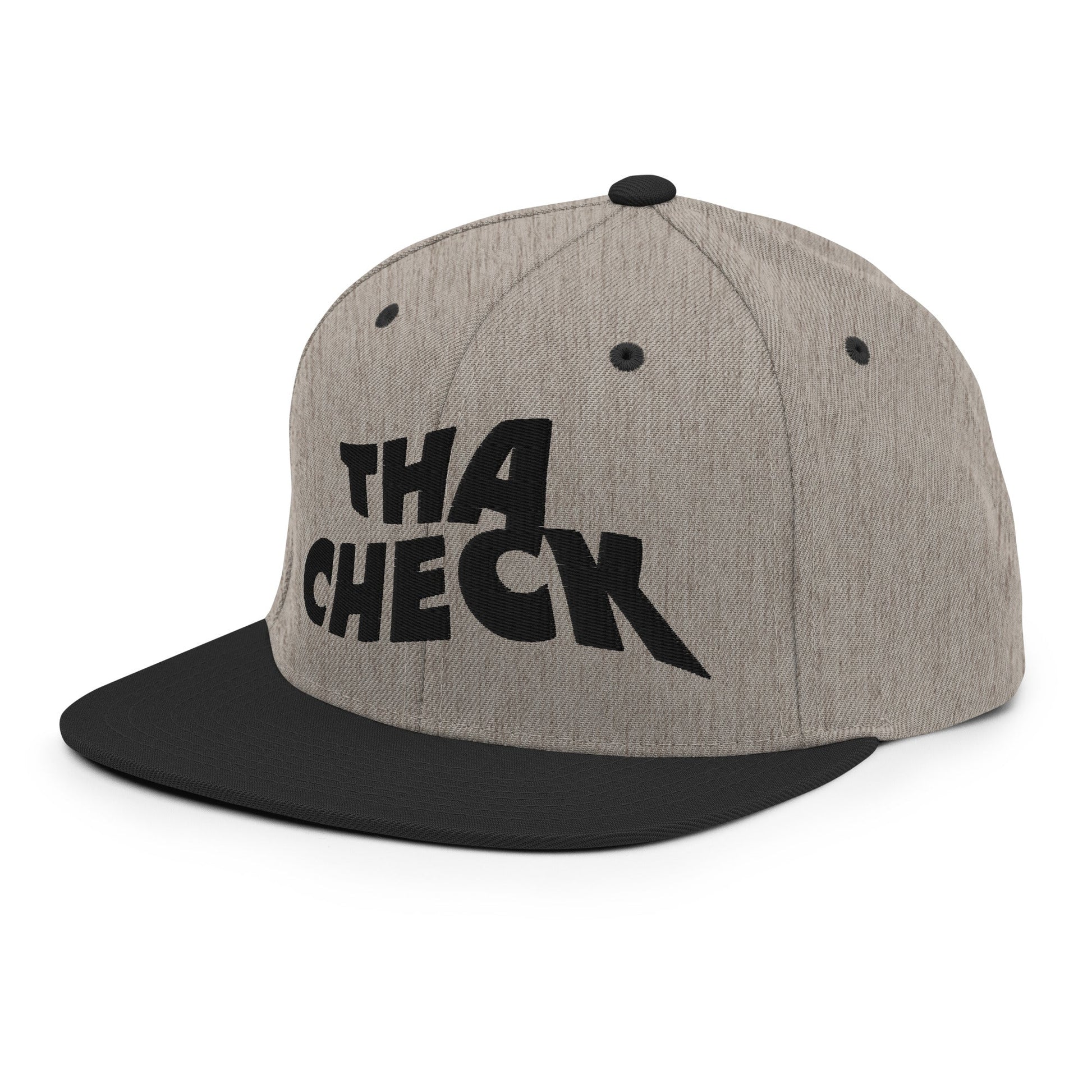 Snapback Hat | Uncheckable | Tha Check Logo