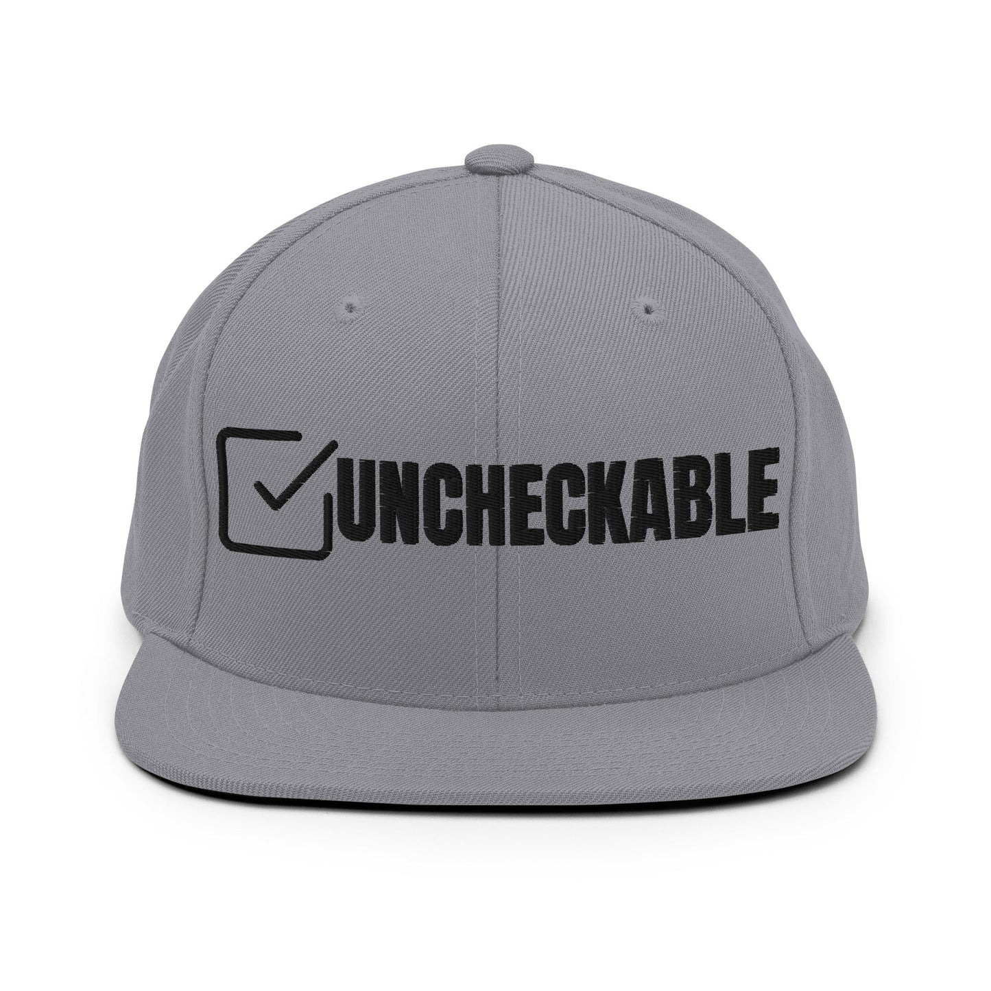 Snapback Hat | Uncheckable | Tha Check Logo