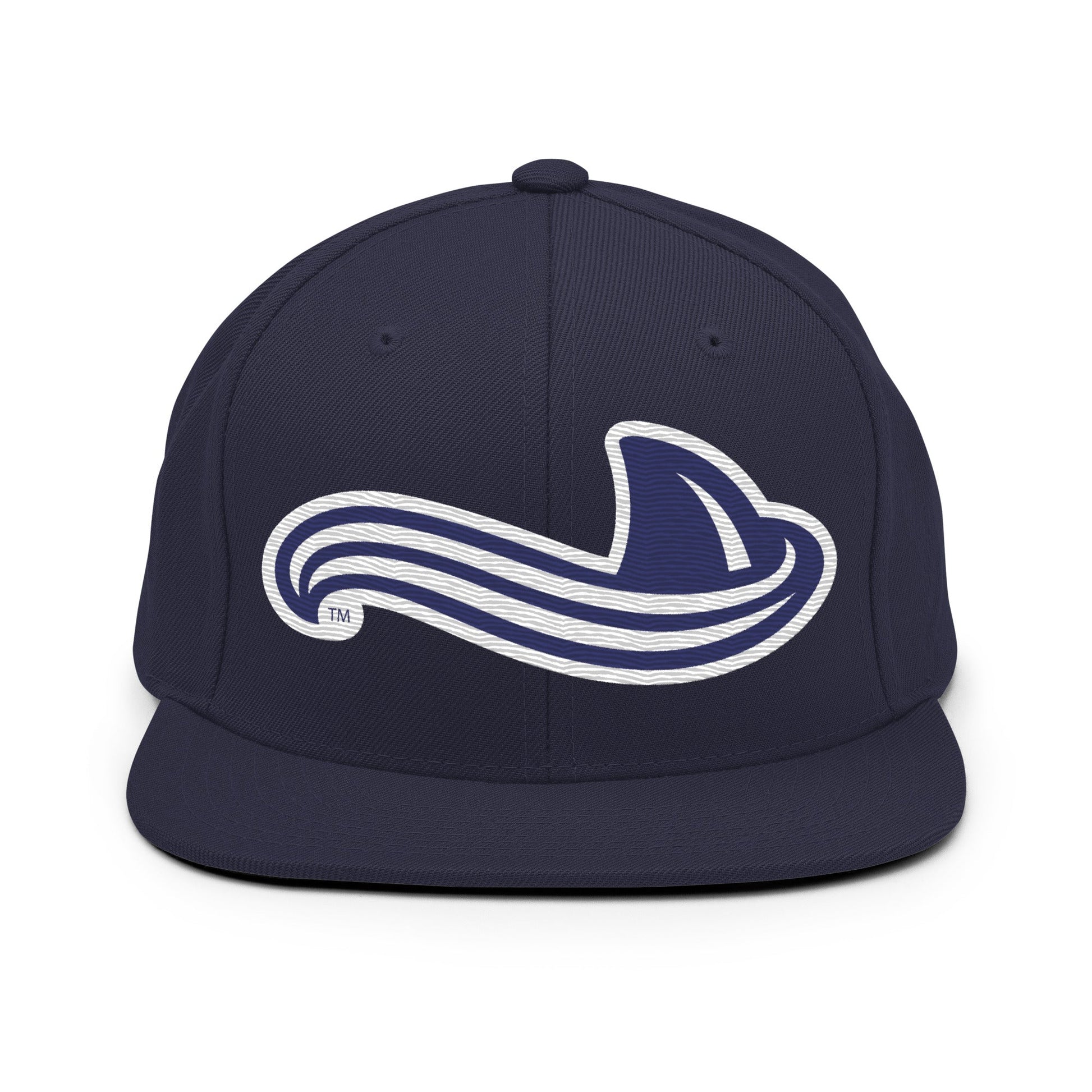 Snapback Hat | University South Carolina Beaufort Track & Field | Fin Logo