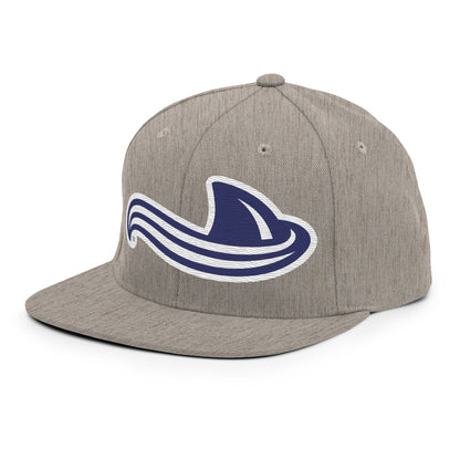 Snapback Hat | University South Carolina Beaufort Track & Field | Fin Logo
