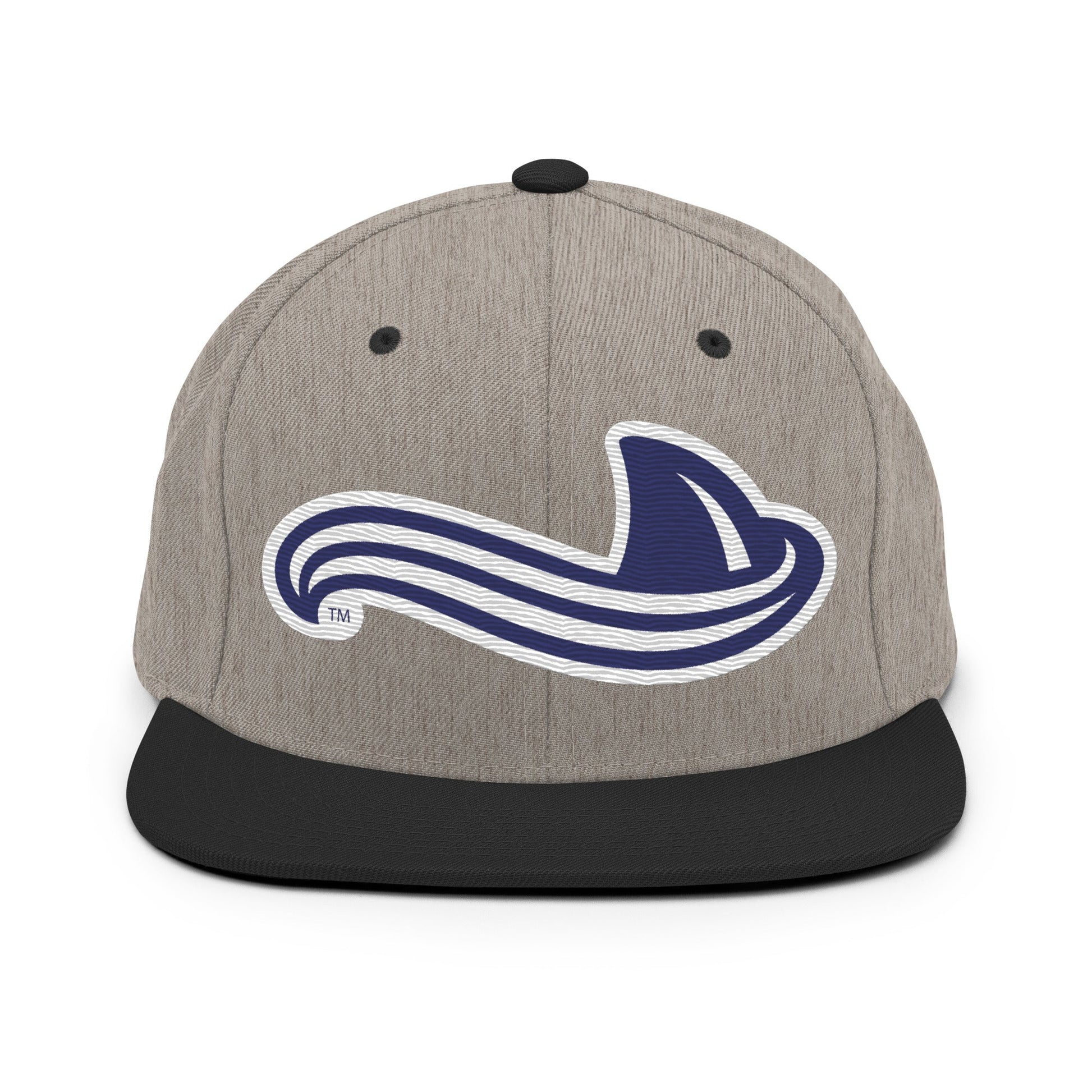 Snapback Hat | University South Carolina Beaufort Track & Field | Fin Logo