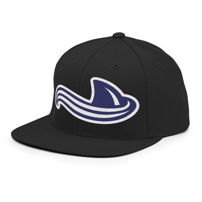 Snapback Hat | University South Carolina Beaufort Track & Field | Fin Logo