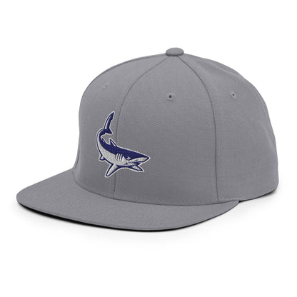 Snapback Hat | University South Carolina Beaufort Track & Field | Shark Logo