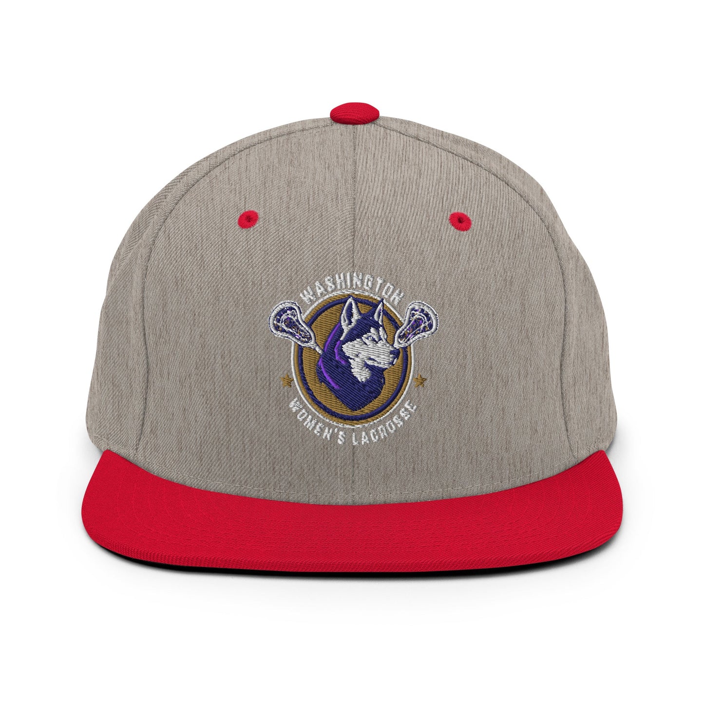 Snapback Hat | UW Women's Club Lacrosse | Badge Logo