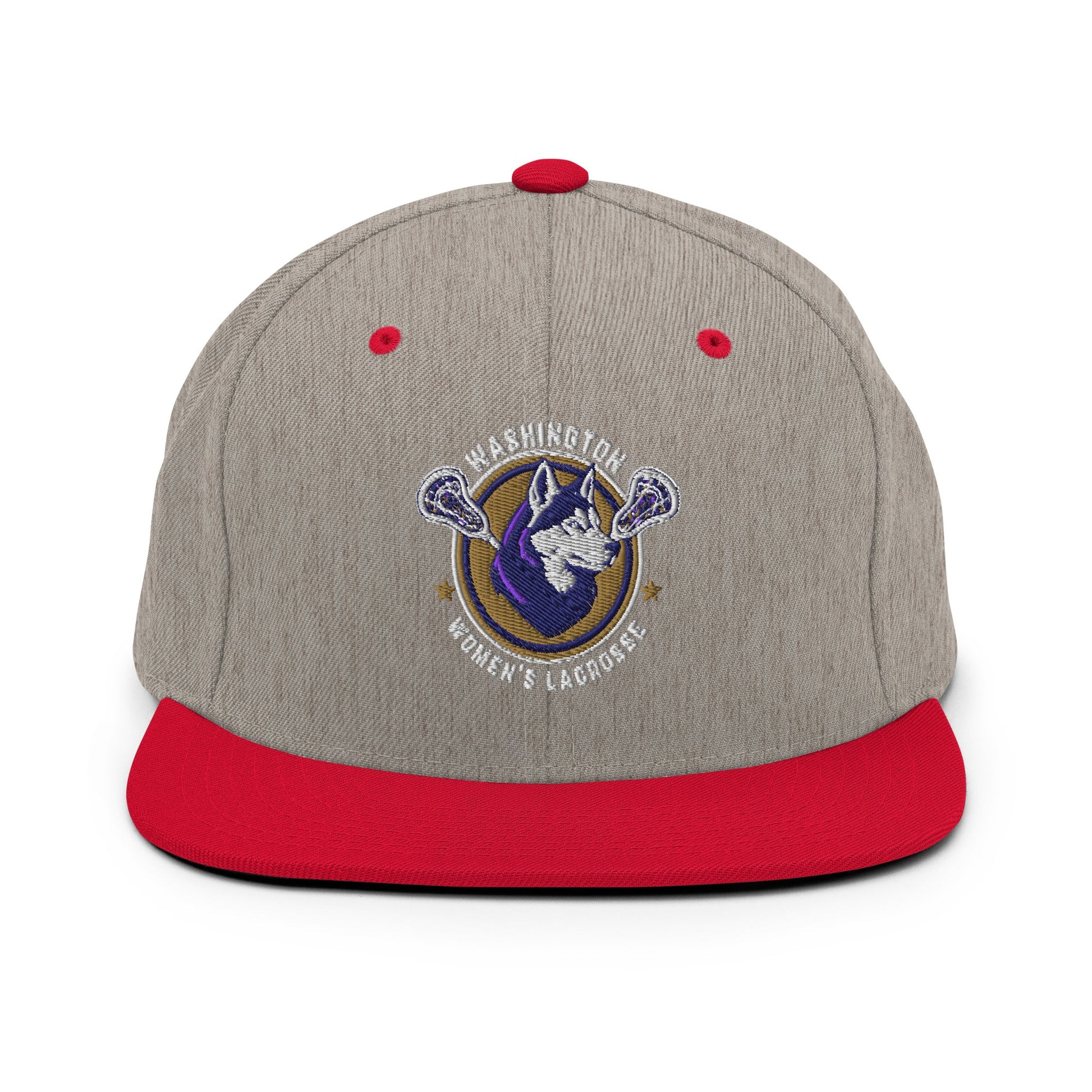 Snapback Hat | UW Women's Club Lacrosse | Badge Logo