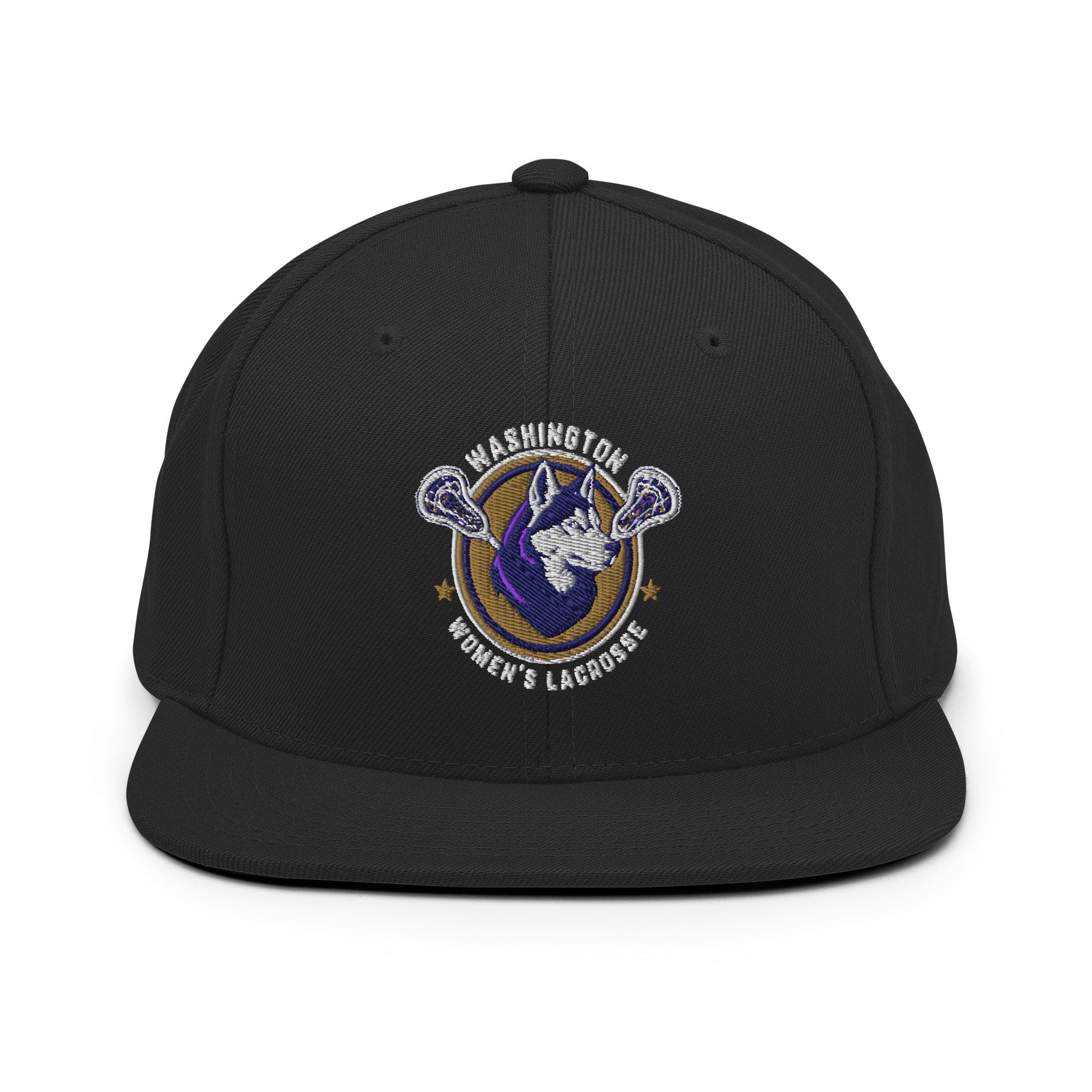 Snapback Hat | UW Women's Club Lacrosse | Badge Logo
