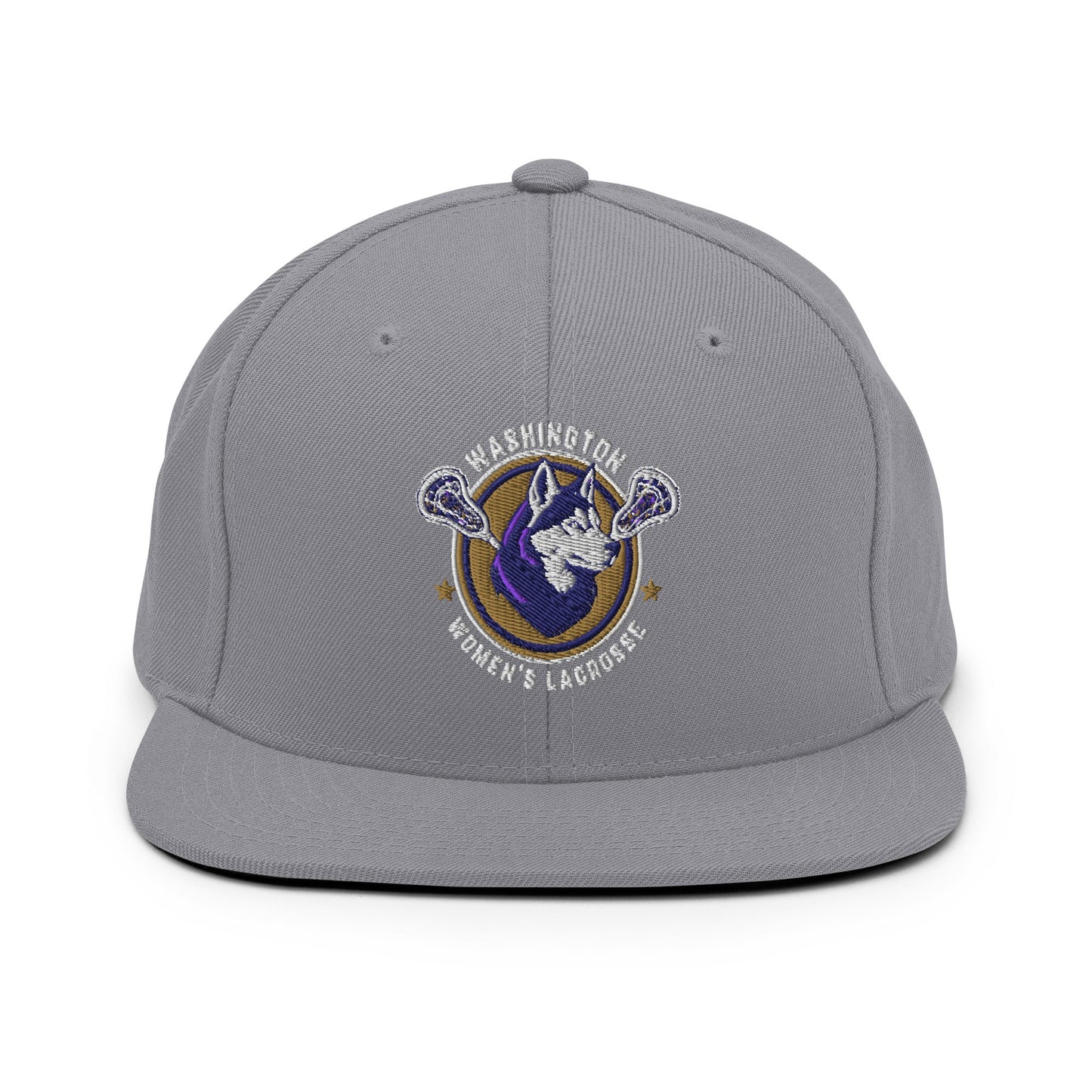 Snapback Hat | UW Women's Club Lacrosse | Badge Logo