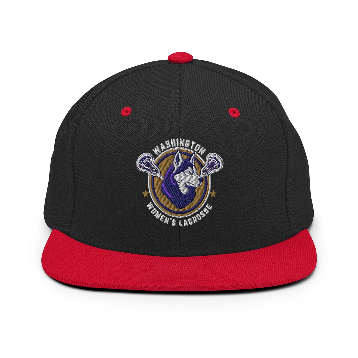 Snapback Hat | UW Women's Club Lacrosse | Badge Logo