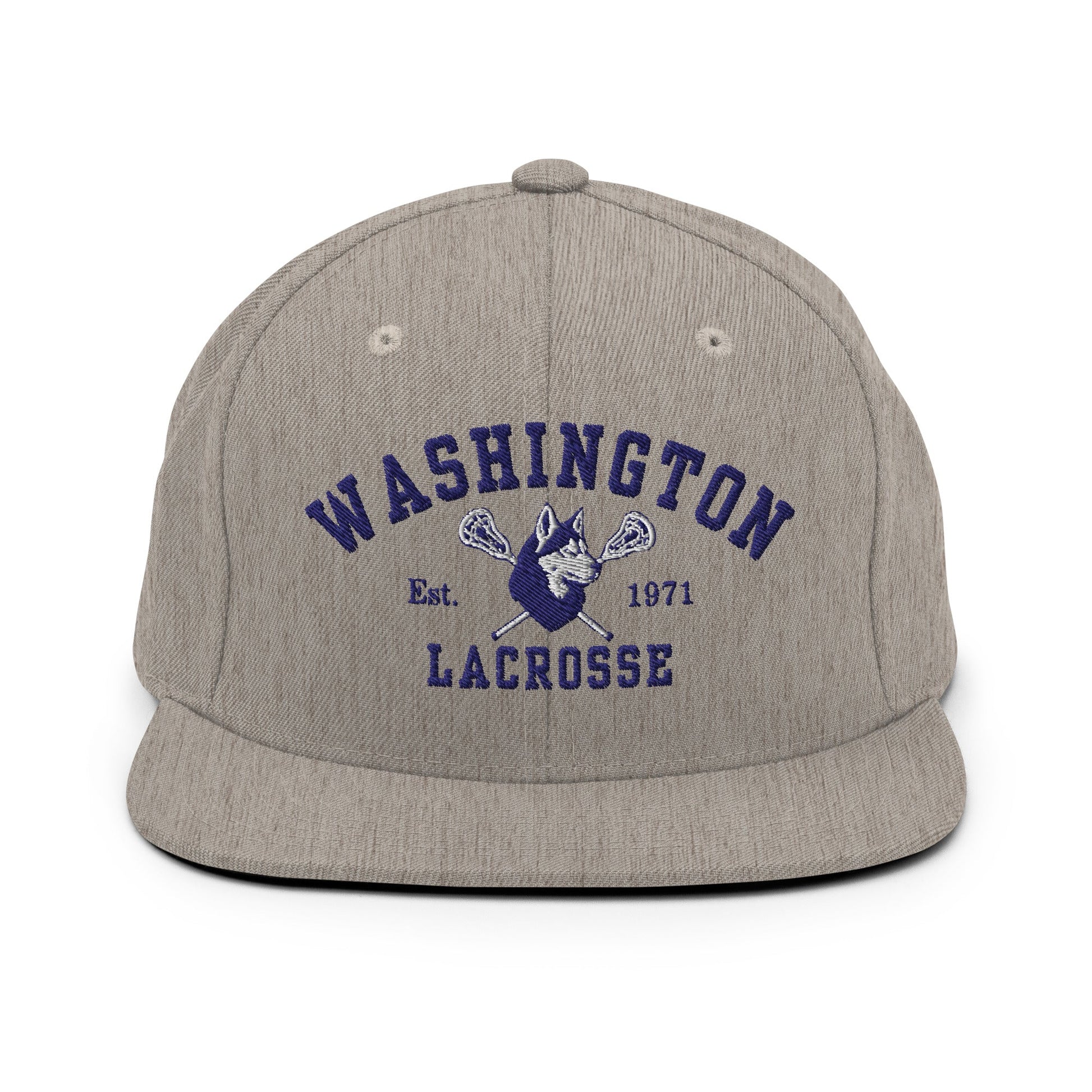 Snapback Hat | UW Women's Club Lacrosse | Washington Lacrosse Logo