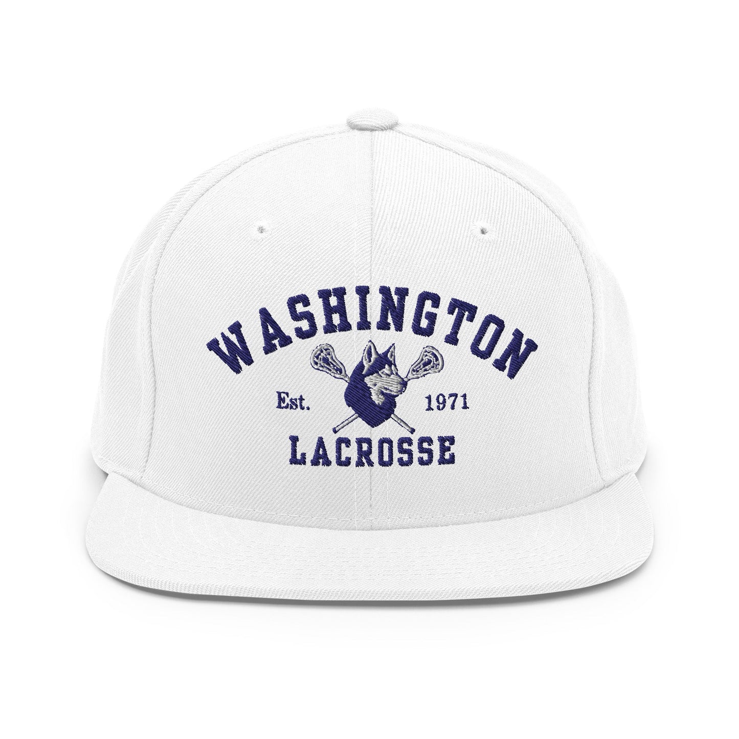 Snapback Hat | UW Women's Club Lacrosse | Washington Lacrosse Logo