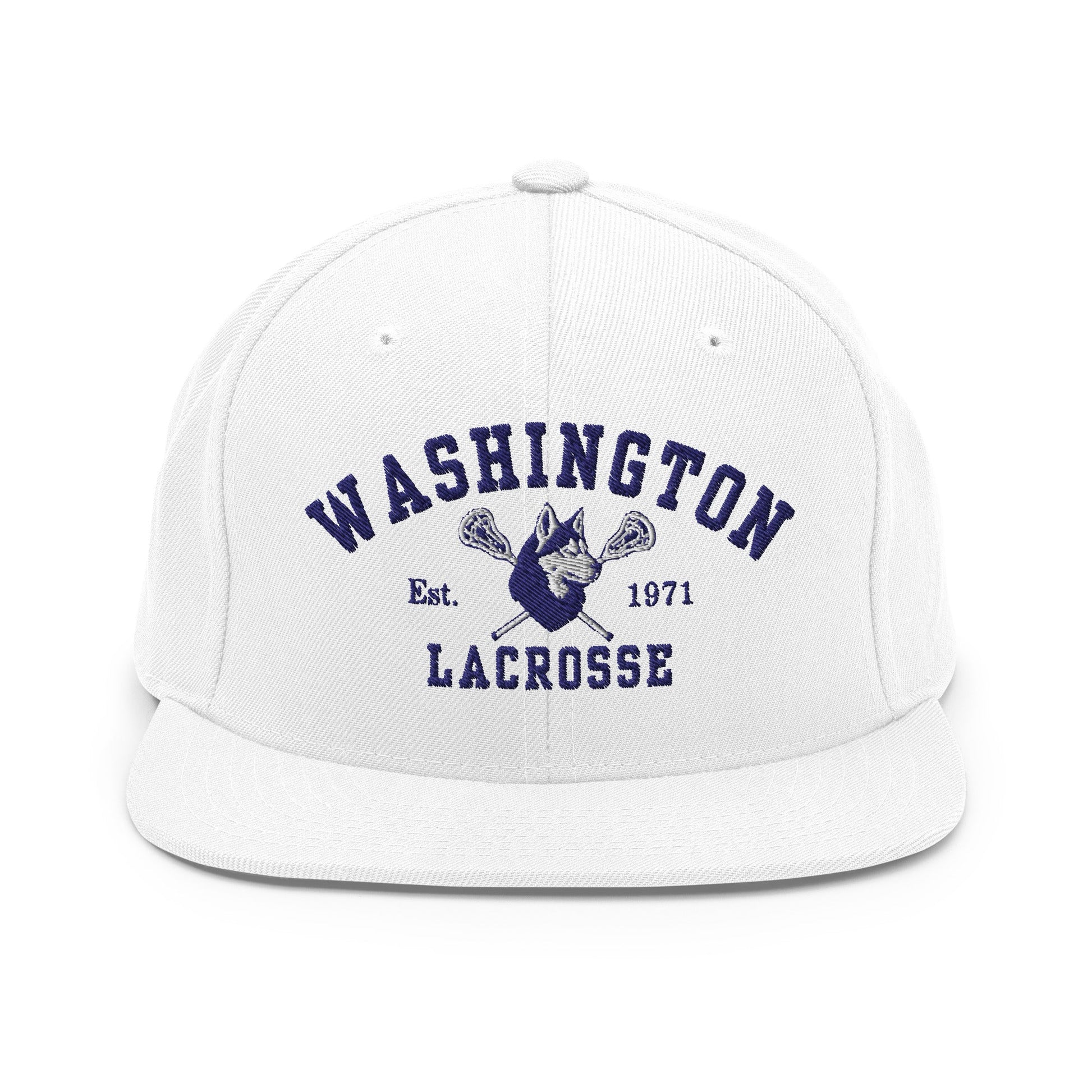 Snapback Hat | UW Women's Club Lacrosse | Washington Lacrosse Logo