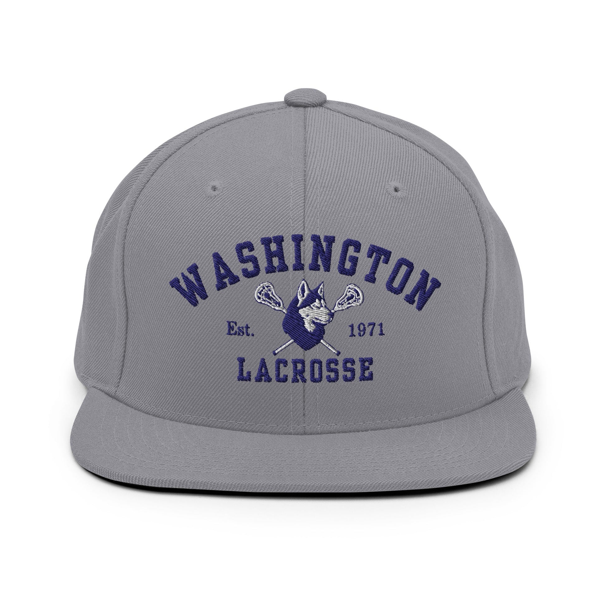 Snapback Hat | UW Women's Club Lacrosse | Washington Lacrosse Logo