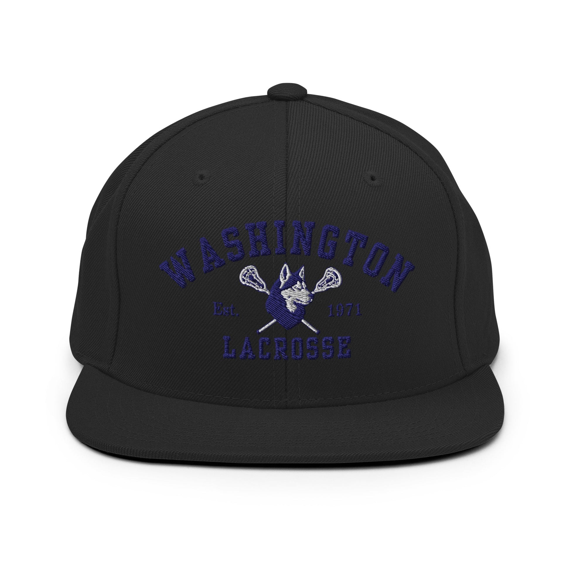 Snapback Hat | UW Women's Club Lacrosse | Washington Lacrosse Logo
