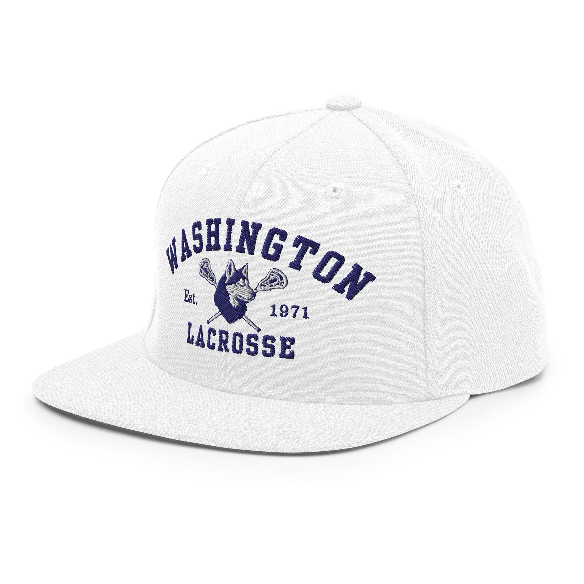 Snapback Hat | UW Women's Club Lacrosse | Washington Lacrosse Logo