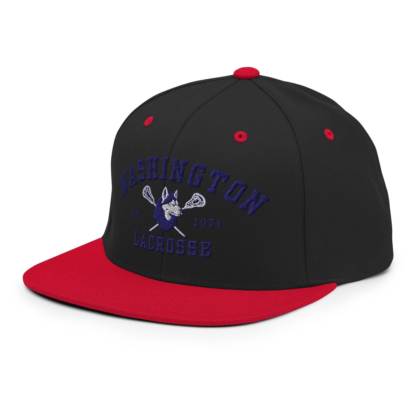 Snapback Hat | UW Women's Club Lacrosse | Washington Lacrosse Logo