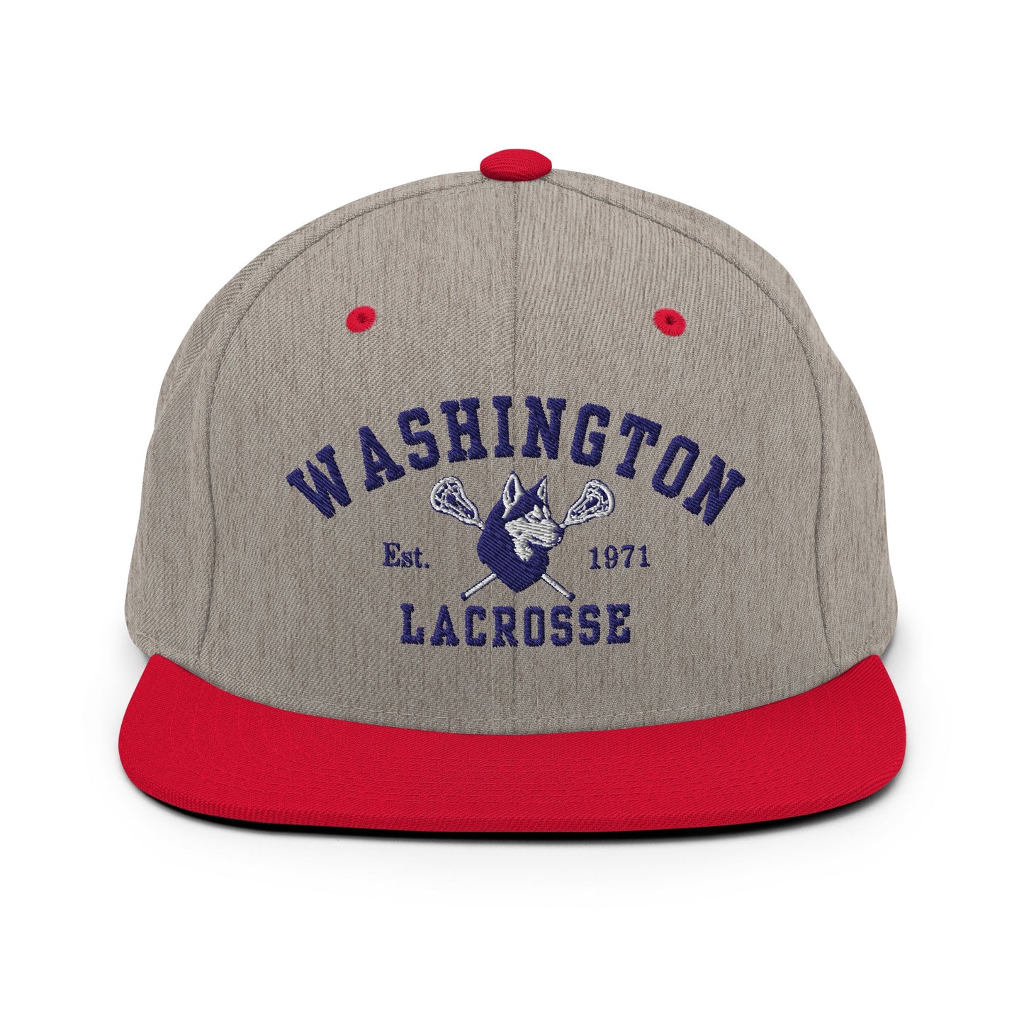 Snapback Hat | UW Women's Club Lacrosse | Washington Lacrosse Logo