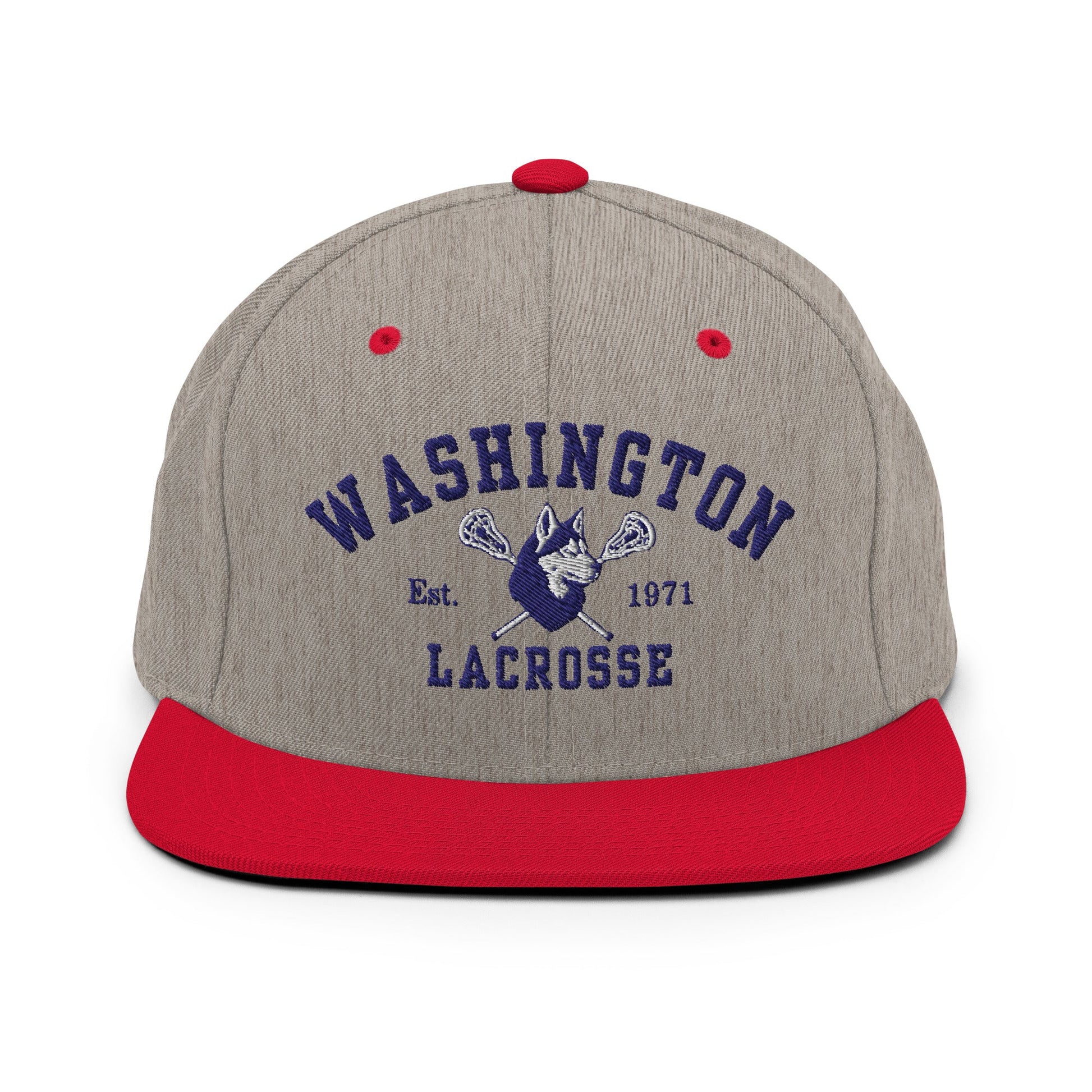 Snapback Hat | UW Women's Club Lacrosse | Washington Lacrosse Logo
