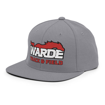 Snapback Hat | Warde Track and Field | Alt Logo