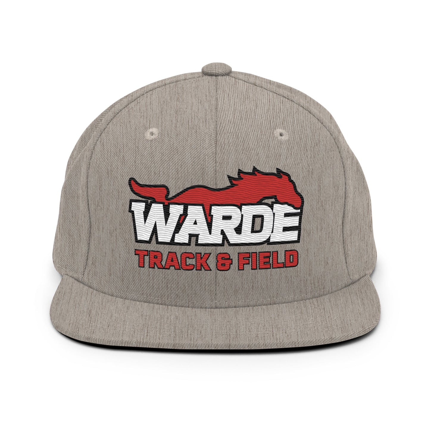 Snapback Hat | Warde Track and Field | Alt Logo
