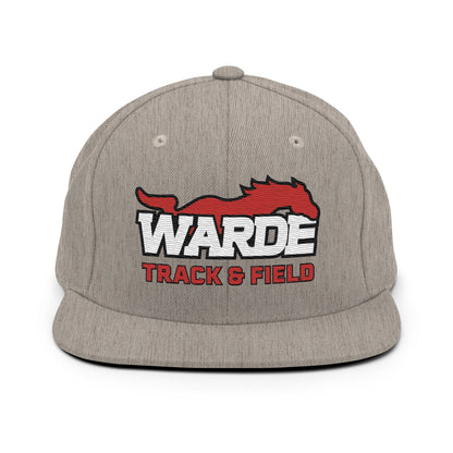 Snapback Hat | Warde Track and Field | Alt Logo