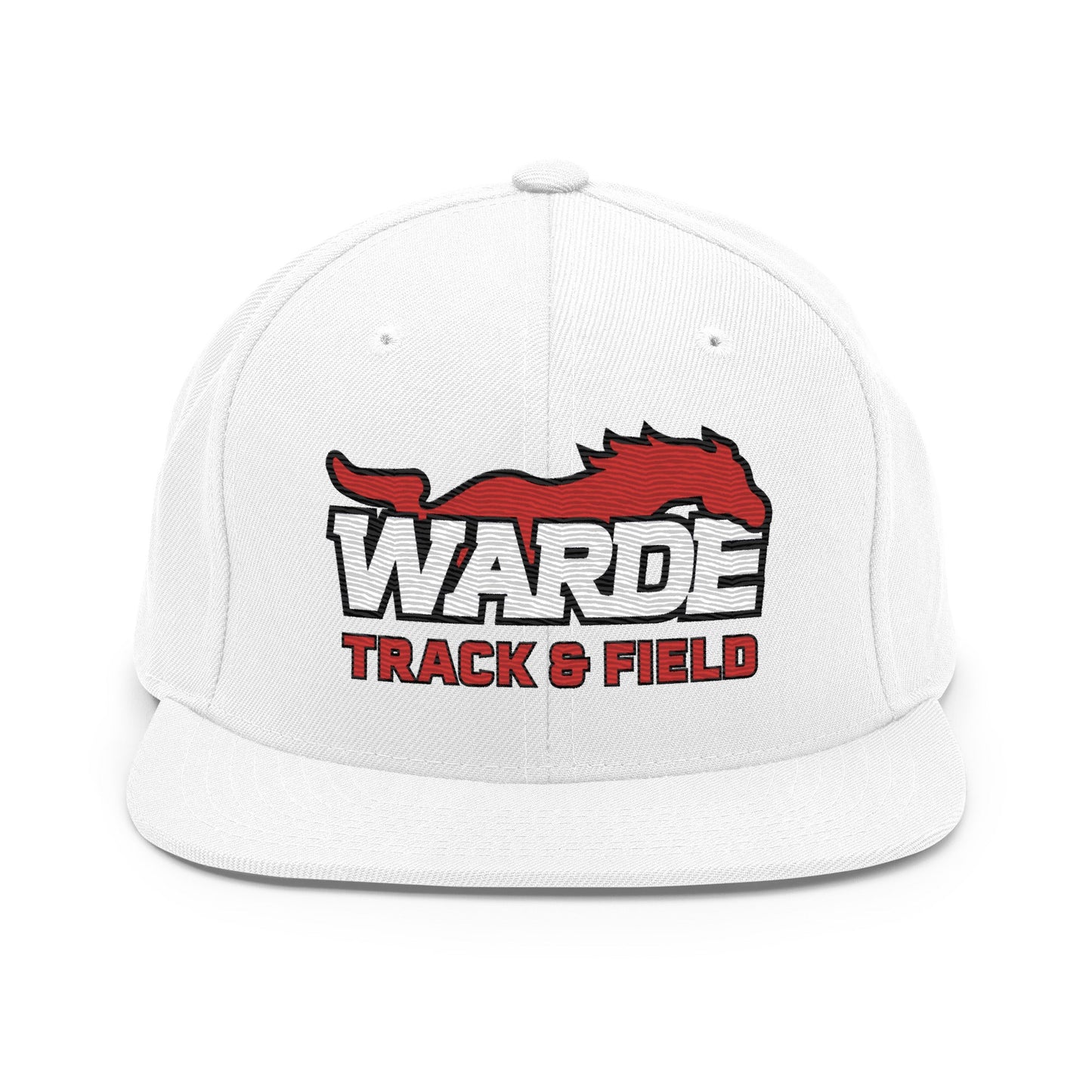 Snapback Hat | Warde Track and Field | Alt Logo