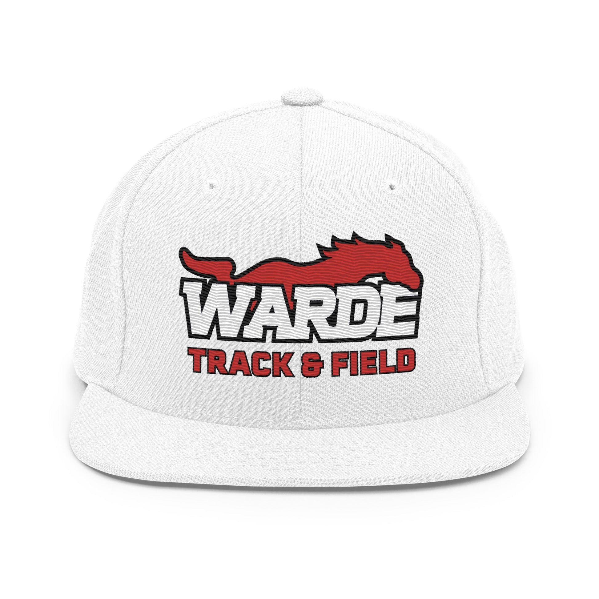 Snapback Hat | Warde Track and Field | Alt Logo