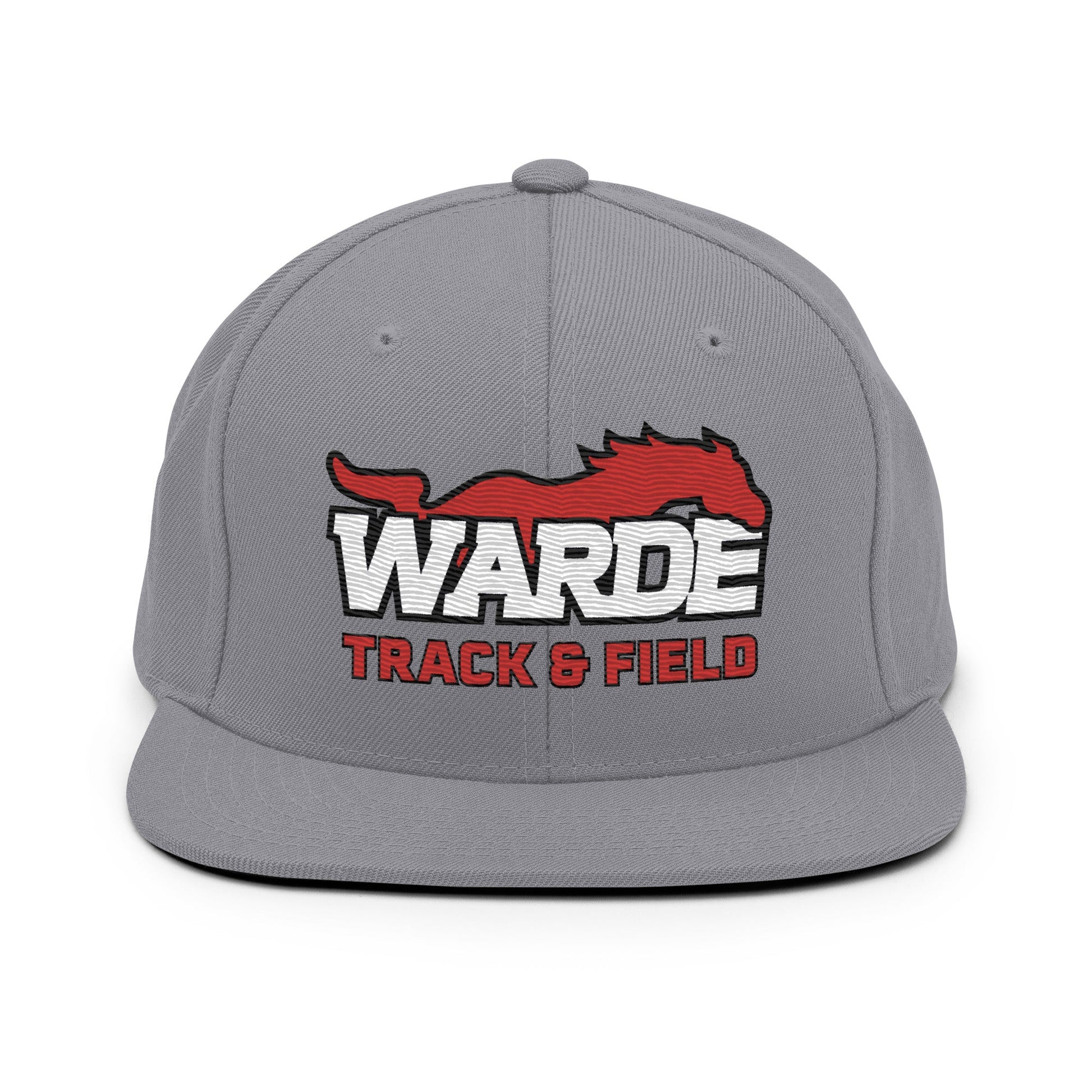 Snapback Hat | Warde Track and Field | Alt Logo