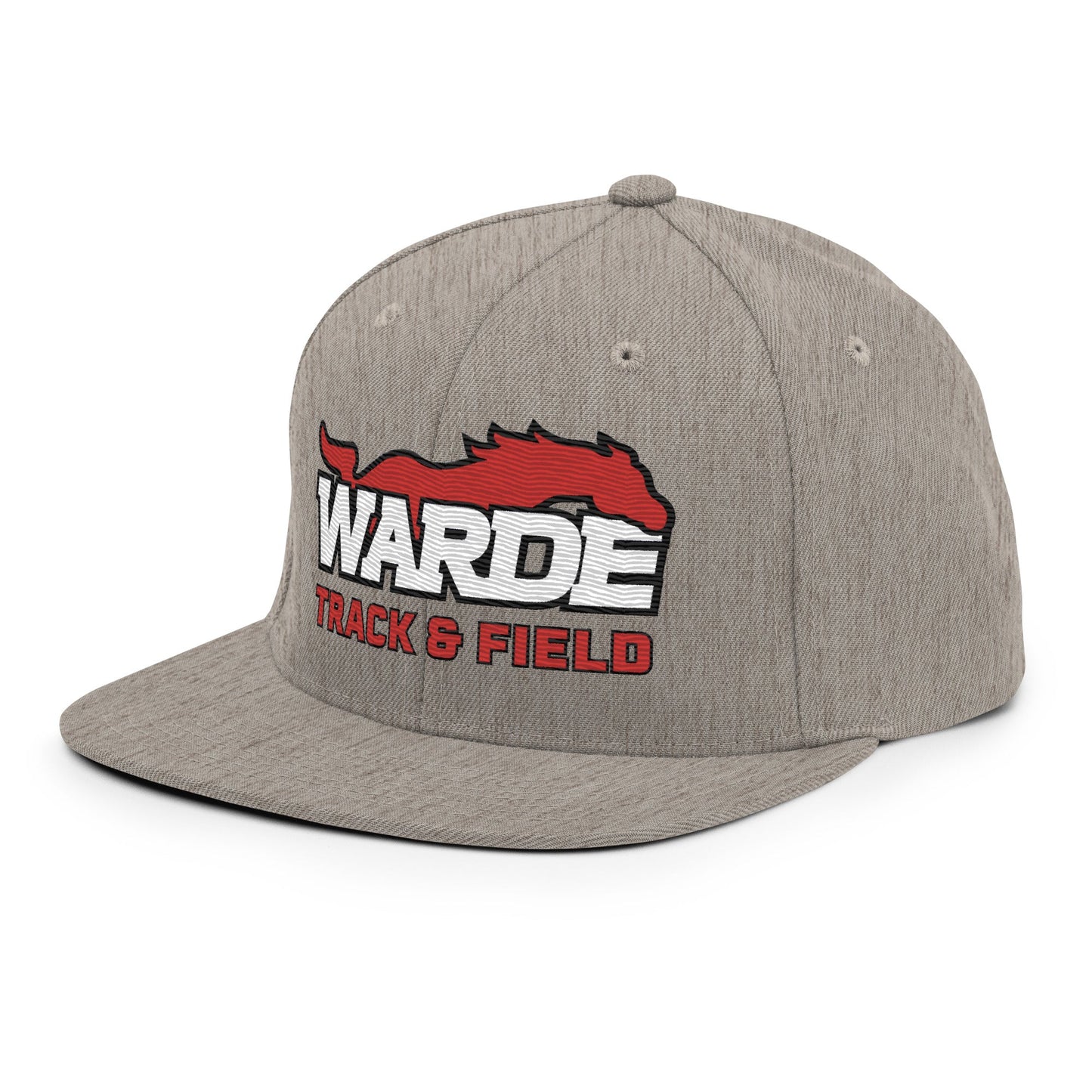 Snapback Hat | Warde Track and Field | Alt Logo