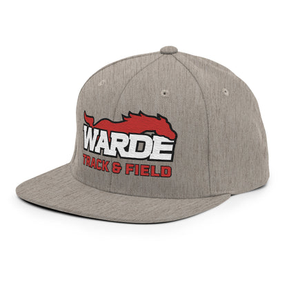 Snapback Hat | Warde Track and Field | Alt Logo