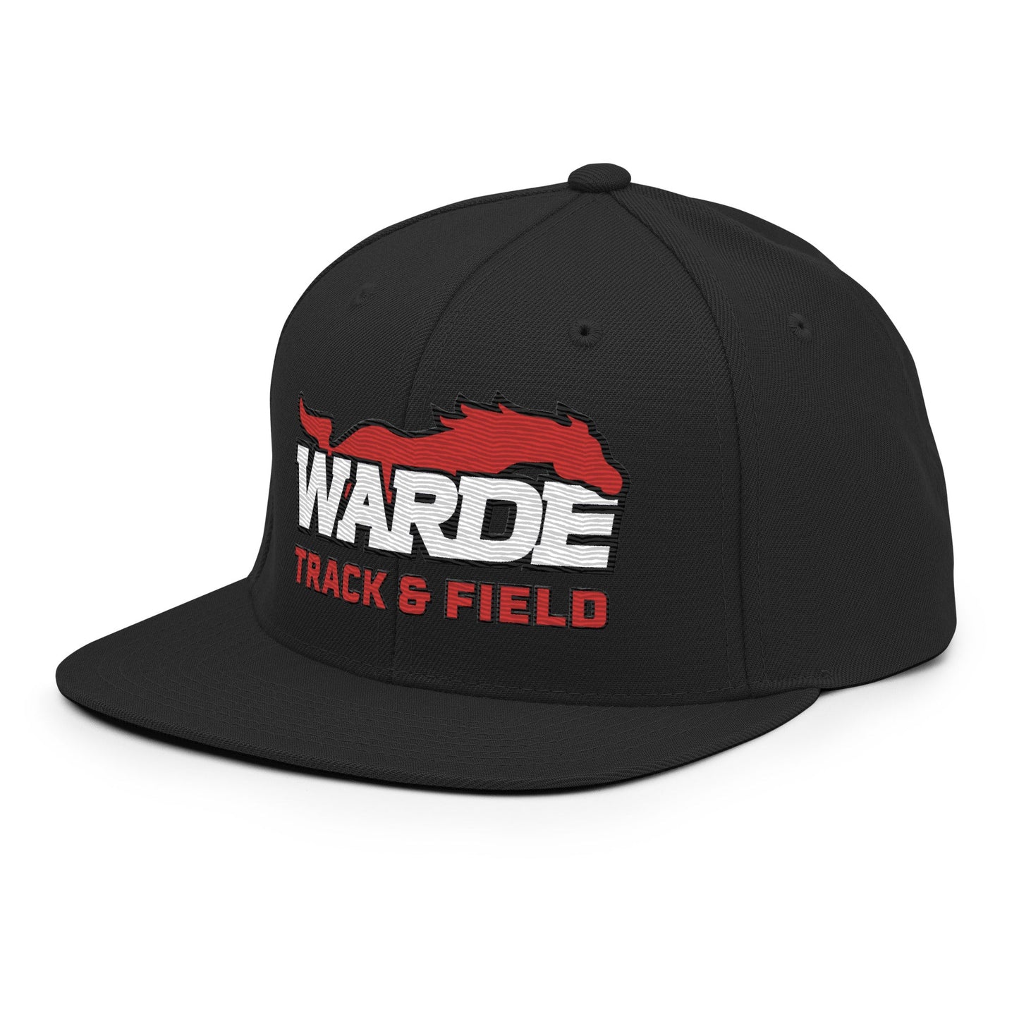 Snapback Hat | Warde Track and Field | Alt Logo