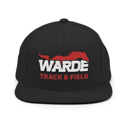 Snapback Hat | Warde Track and Field | Alt Logo