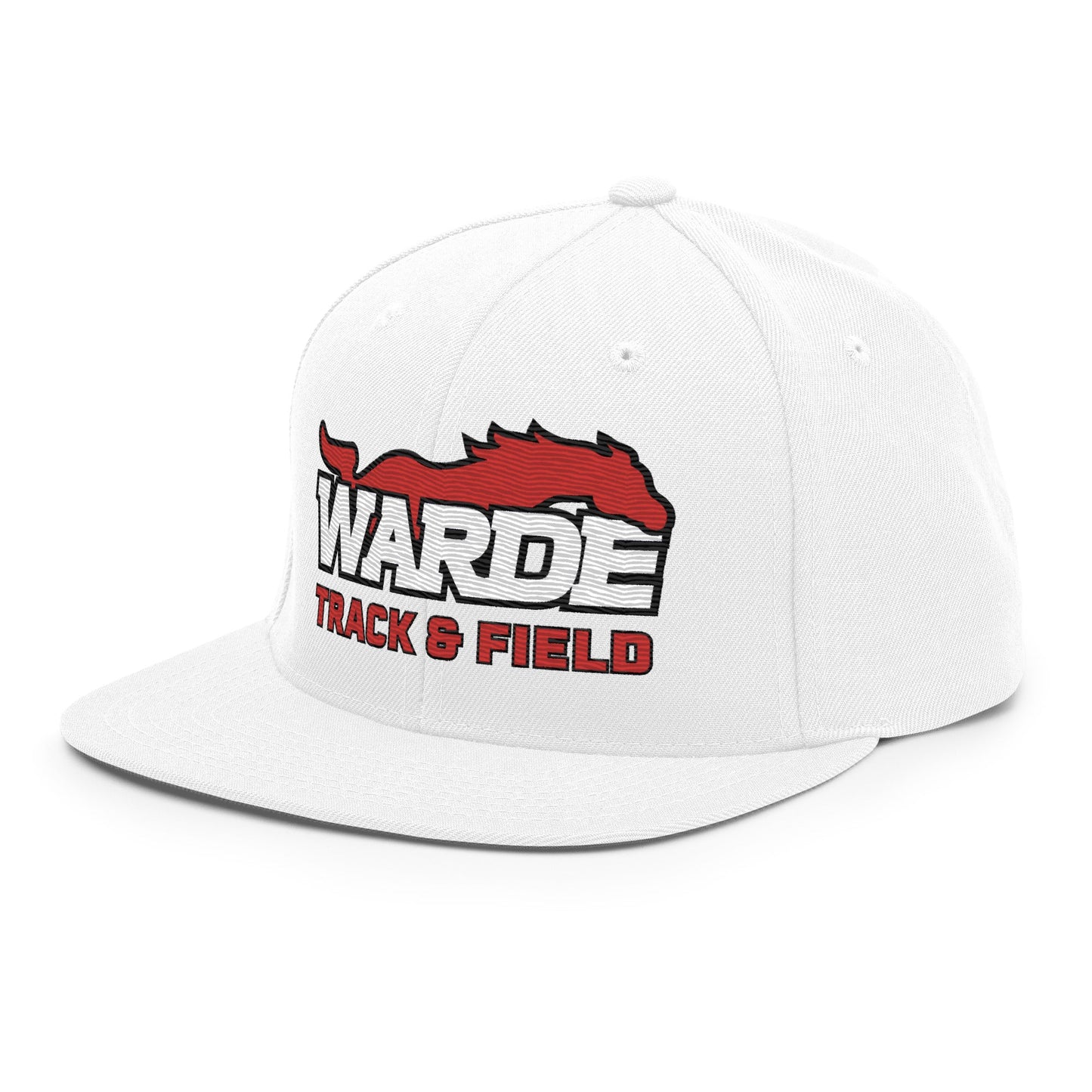 Snapback Hat | Warde Track and Field | Alt Logo