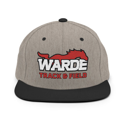 Snapback Hat | Warde Track and Field | Alt Logo