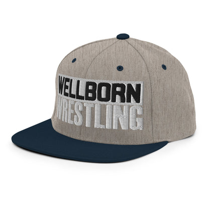 Snapback Hat | Wellborn Youth Wrestling | Script Logo