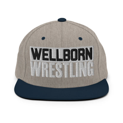 Snapback Hat | Wellborn Youth Wrestling | Script Logo