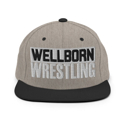 Snapback Hat | Wellborn Youth Wrestling | Script Logo