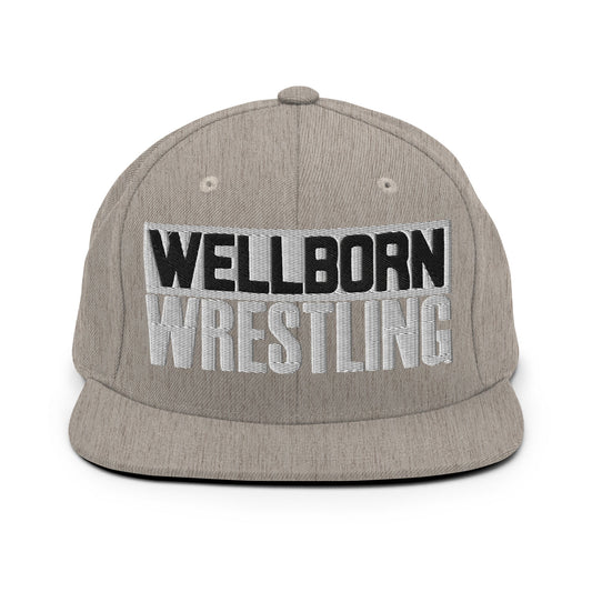 Snapback Hat | Wellborn Youth Wrestling | Script Logo