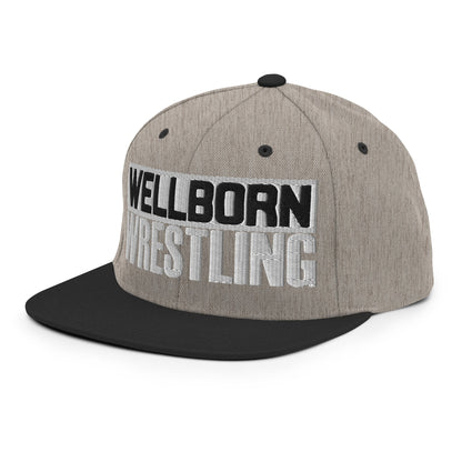 Snapback Hat | Wellborn Youth Wrestling | Script Logo
