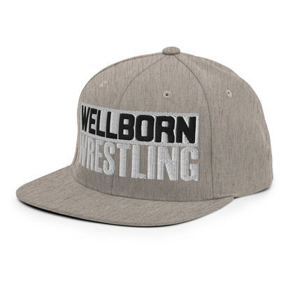 Snapback Hat | Wellborn Youth Wrestling | Script Logo