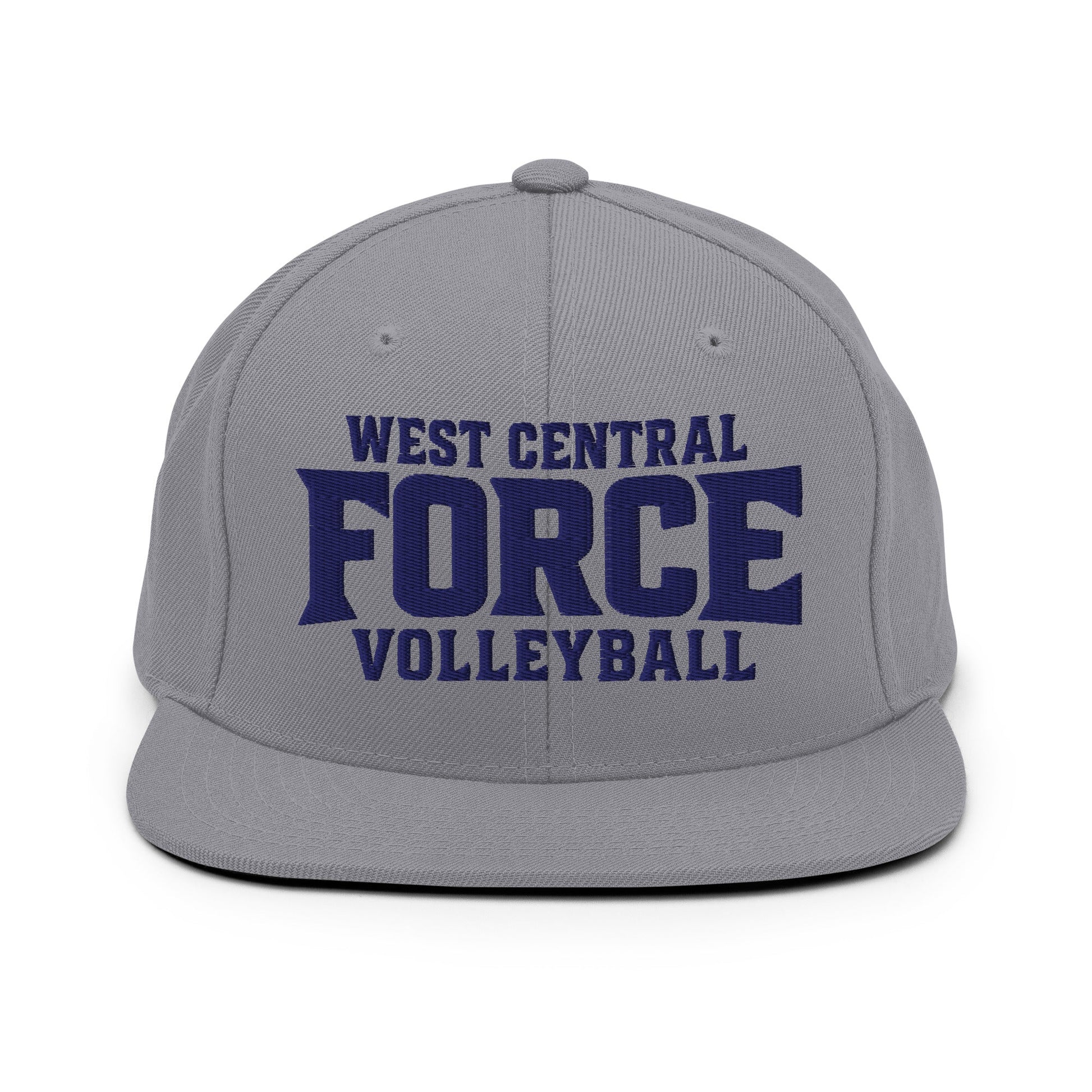 Snapback Hat | West Central Force Volleyball | Blue Logo