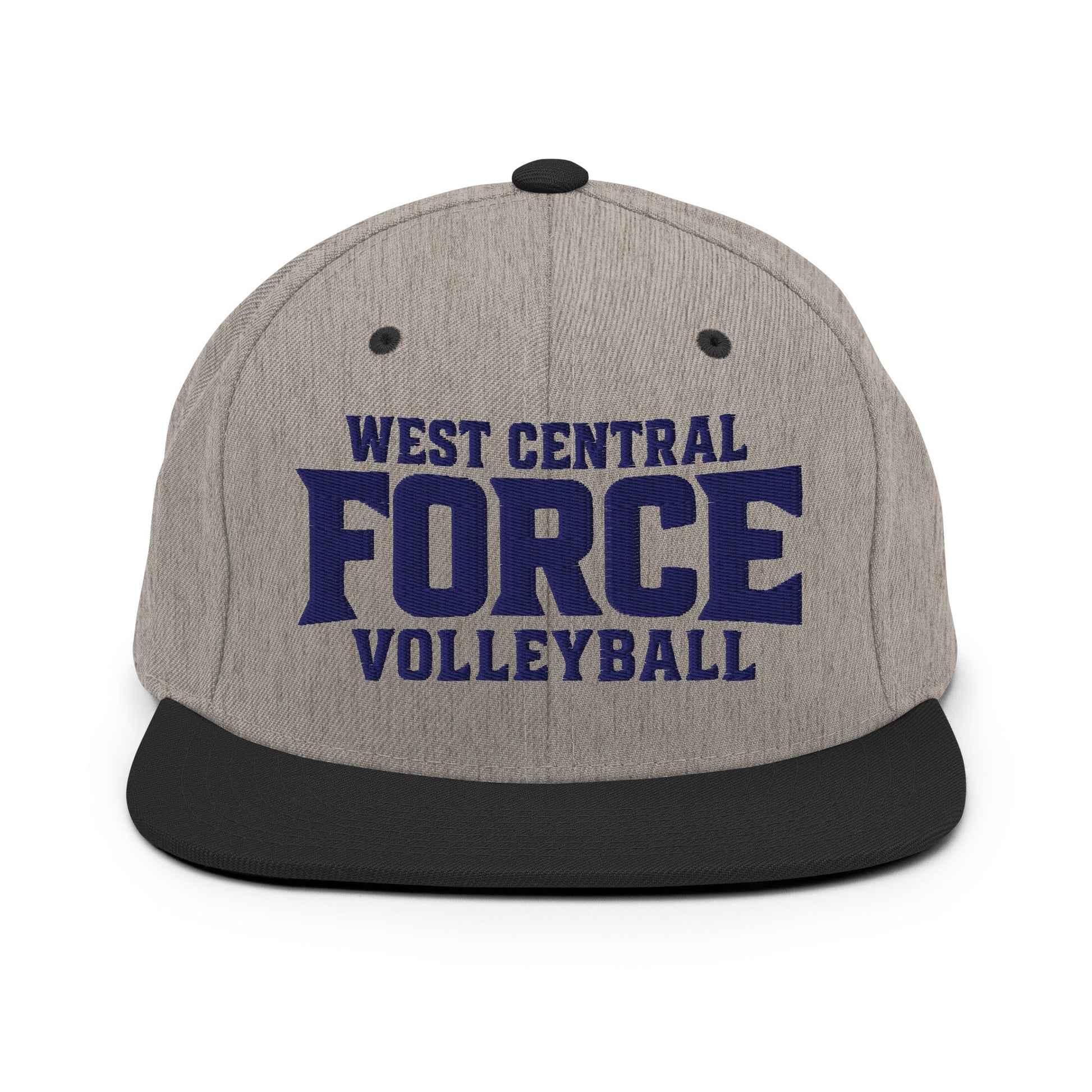 Snapback Hat | West Central Force Volleyball | Blue Logo
