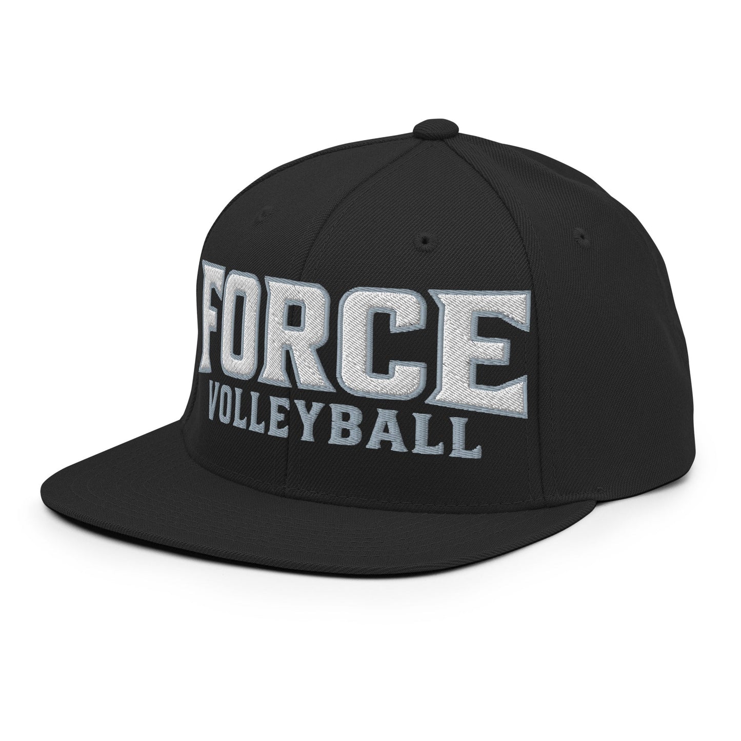 Snapback Hat | West Central Force Volleyball | Grey Logo