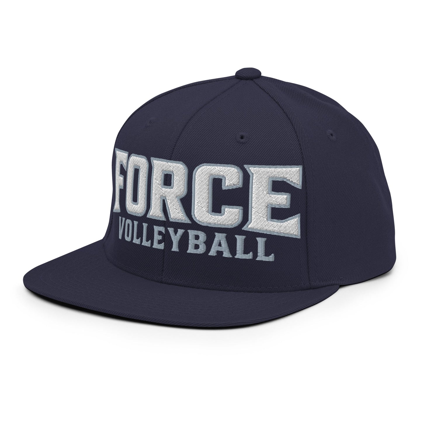 Snapback Hat | West Central Force Volleyball | Grey Logo